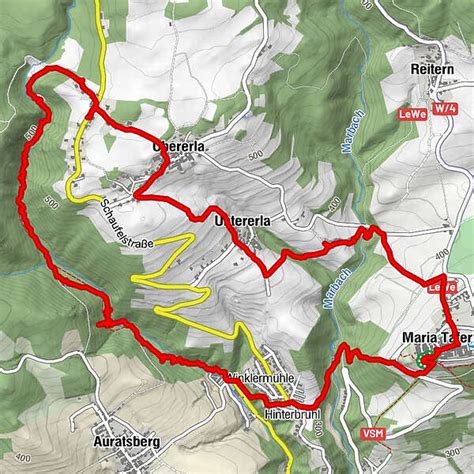 Steinbachklamm BERGFEX Wanderung Tour Niederösterreich