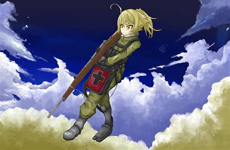 Anime Youjo Senki Tanya Degurechaff Hd Wallpaper Wallpaperbetter