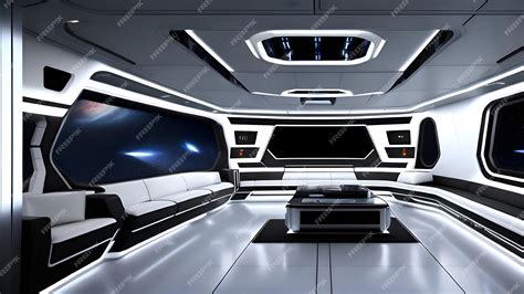 Premium AI Image | Spaceship room dream illustration