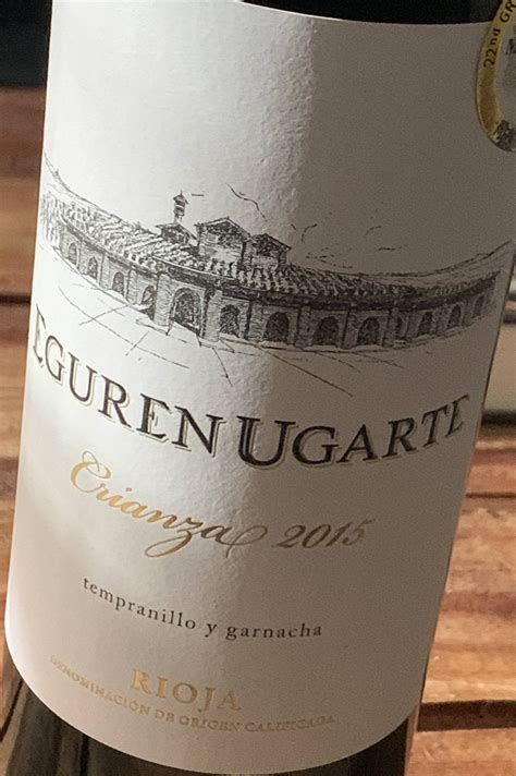 2015 Eguren Ugarte Crianza : wine