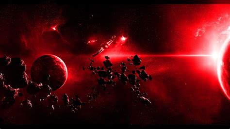 100 Red Space Backgrounds