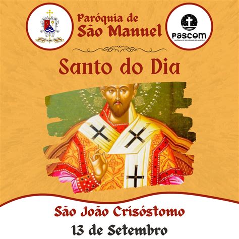 Igreja celebra hoje a festa de São João Crisóstomo bispo e doutor da