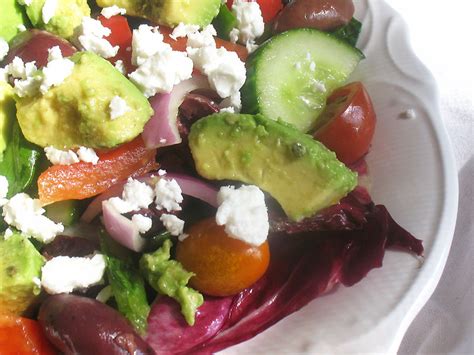 Avocado Greek Salad | Lisa's Kitchen | Vegetarian Recipes | Cooking ...