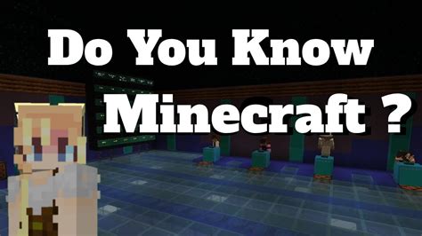 So You Think You Know Minecraft Youtube