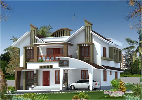 New Home Design: Modern house elevation from Kasaragod, Kerala