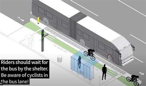 TriMet opens new bus stations on SE Division with shared bike lane ...