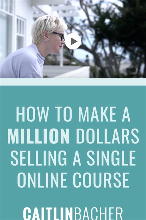 How To Make A Million Dollars Selling A Single Online Course