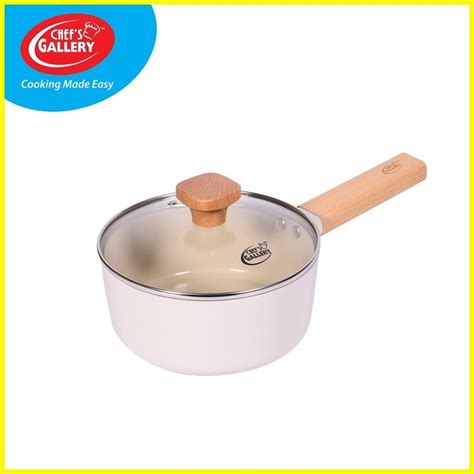 Chef S Gallery Zita Induction Non Stick Sauce Pan W Lid Cm