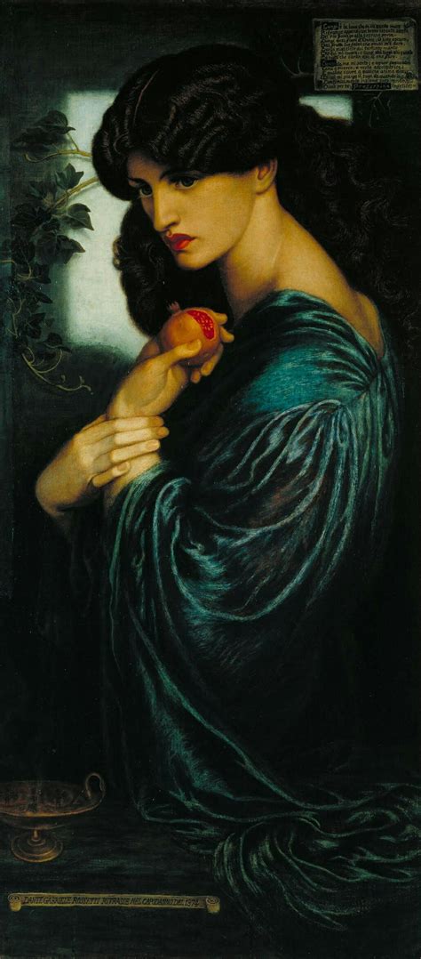 Dante Gabriel Rossetti Proserpine Dante Gabriel Rossetti Pre