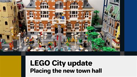 LEGO City Update Placing The New Town Hall MOC In The City YouTube