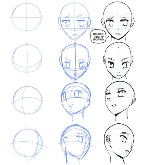 How To Draw Manga — How to draw manga faces