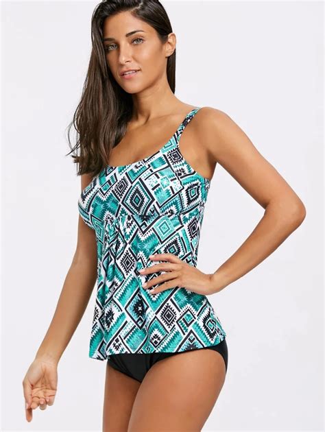 2018 New Swimsuit Women Tankini Plus Size Swimwear Two Piece Swimsuit