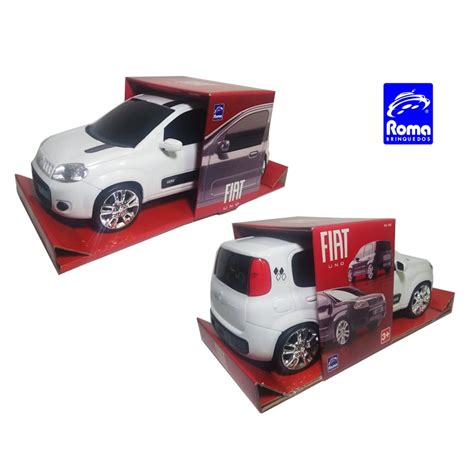 Miniatura Fiat Uno Pvc Roma Brinquedos Shopee Brasil