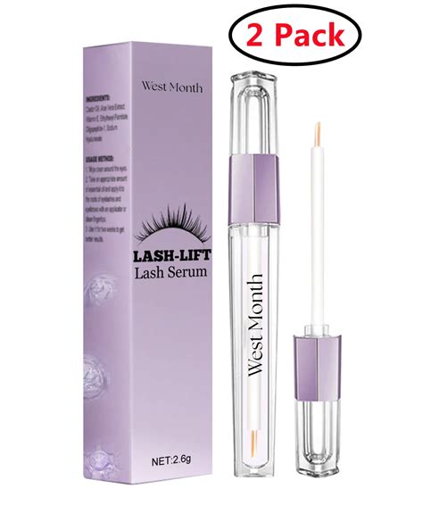 2 Pack Eyelash Serum For Thicker Longer Eyelashes And Eyebrows Grow