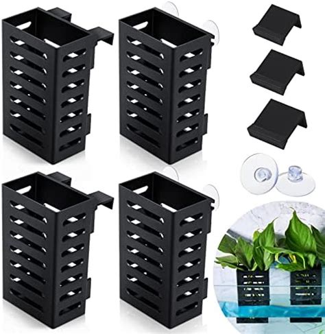 Amazon Tatuo Pcs Hanging Aquarium Plant Holder With Hooks And