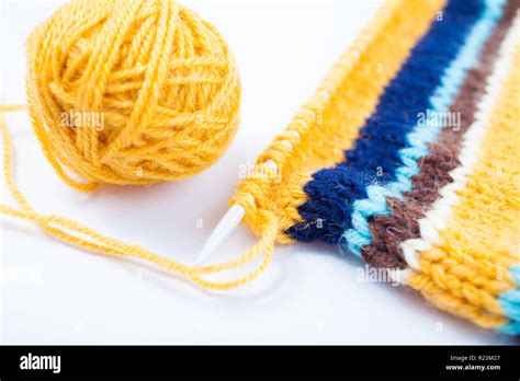 Yellow Yarn Hi Res Stock Photography And Images Alamy