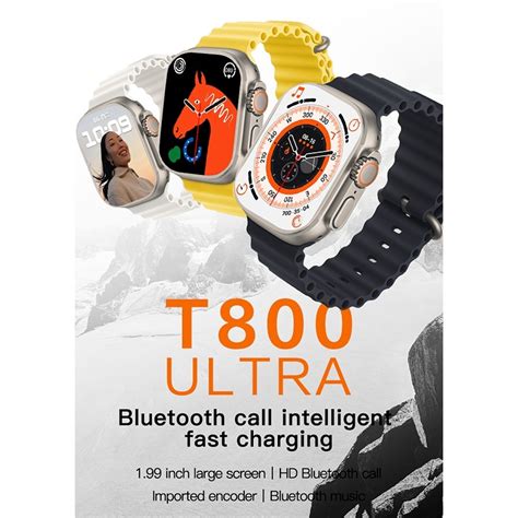 T800 Series 8 Ultra Smart Watch With 1 99 Inches Big Display