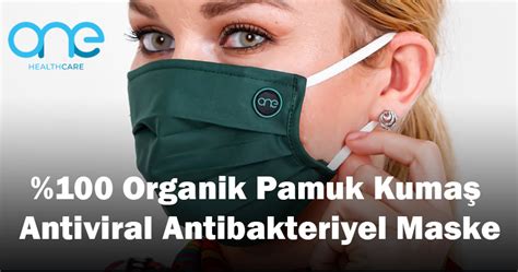 Organik Pamuk Kuma Antiviral Antibakteriyel Maske One Maske