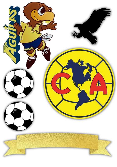 Cake Topper El America Am Rica Equipo Am Rica F Tbol Club Am Rica