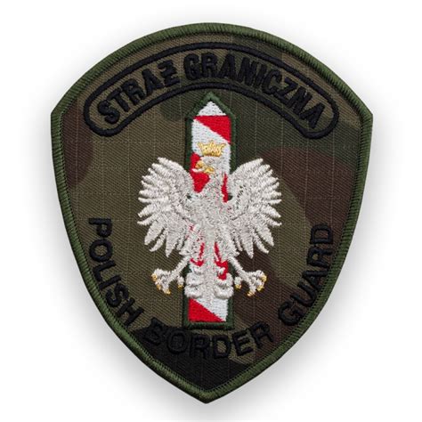 SG01 Emblemat STRAŻ GRANICZNA POLISH BORDER GUARD RIP STOP