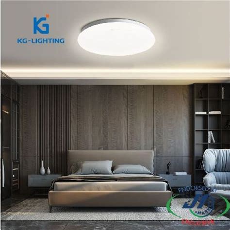 Kg 18w Dimmable Tricolour Slim Led Oyster Light Delivertrade