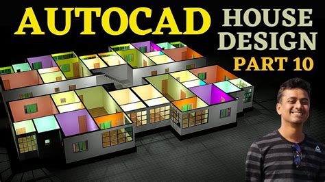 AutoCAD House Design 3D Part 10 Chajja And 3D Mirroring The Flat