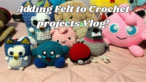 Adding Felt Eyes To Amigurumi Plushies Vlog Crochet Vlog Crochet