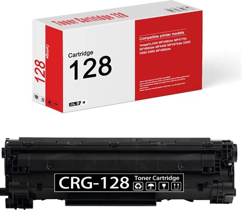 Mitocolor 128 Black Toner Cartridge Crg 1283500b001aa Replacement