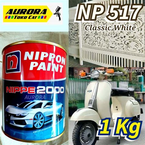 Cat Nippe 2000 Classic White NP517 Putih Tulang 1Kg Nippon Paint Clasic