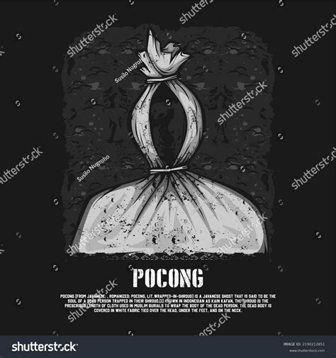 Pocong Urban Legend Ghost Asian Indonesia Stock Vector (Royalty Free) 2190212851 | Shutterstock