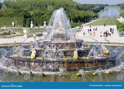 Glorious Fountains in the Palace of Versailes Gardens. Versailles, France, August 18, 2012 ...