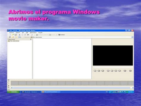 Realizar Un Video Con Movie Maker PPT