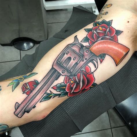 tattoo of gun 11