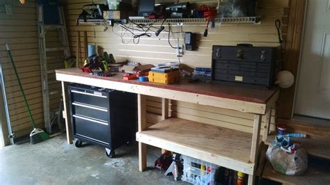 How to build a garage workbench - kobo building