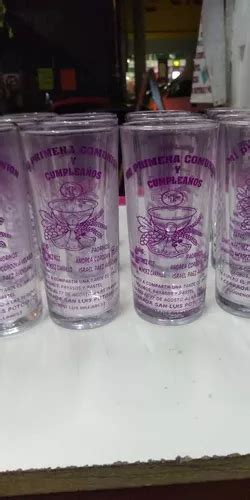 50 Vasos Cuberos Personalizados Para Xv Años bodas Bautizo en venta en