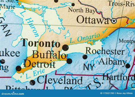 Toronto Canada Map Over United States – Get Map Update