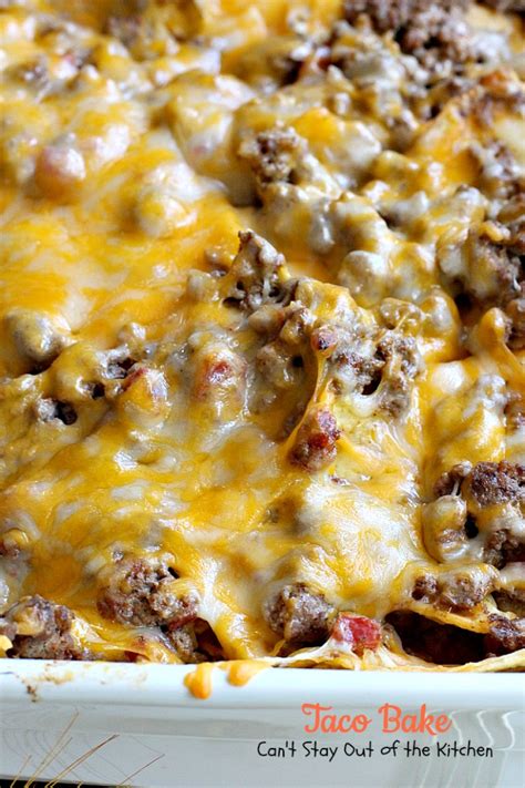 Easy Taco Casserole Ground Beef Rice Recipe