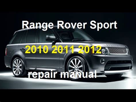 Range Rover Sport 2010 2011 2012 Repair Manual YouTube