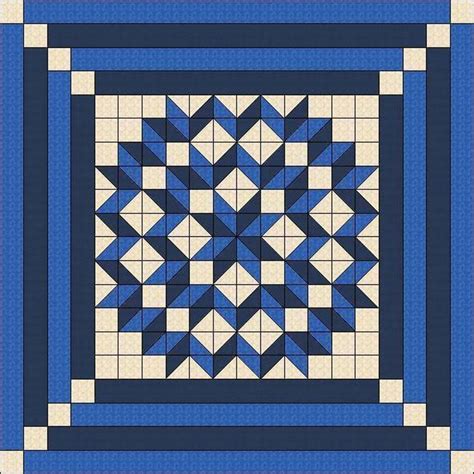 Double Carpenter Star Quilt Pattern Free Web Double Carpenter Star