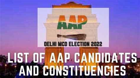 Full List Of Aap Candidates And Constituencies Payofees