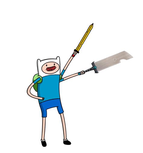 Adventure Time Finn Holding Sword