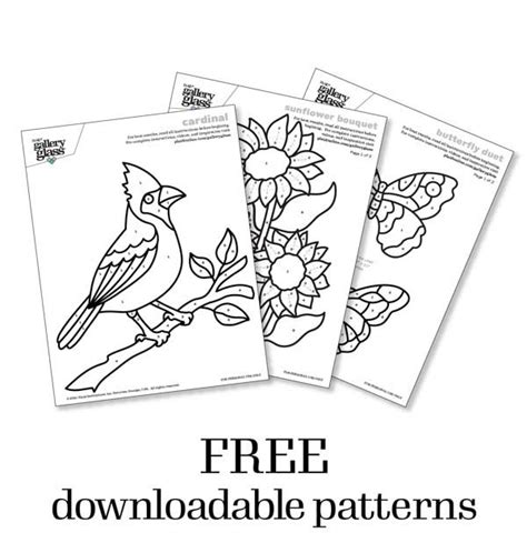 10 Best Beginner Stained Glass Patterns Printable Artofit