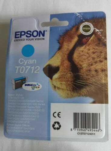 Epson T Cyan Ink Cartridge For Sale Online Ebay