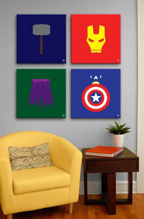 10 Best Marvel Avengers Wall Decor Ideas | Home Design And Interior ...