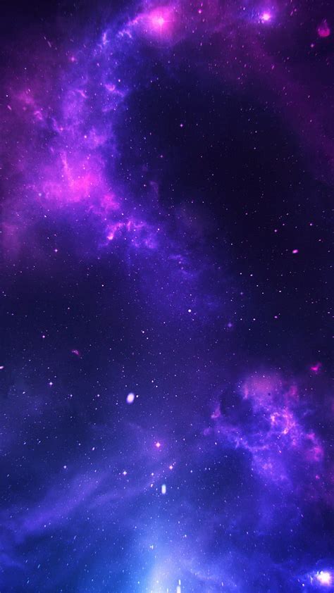 Nebula Wallpaper Blue