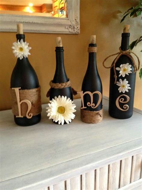 Ideas Para Decorar Botellas De Vidrio