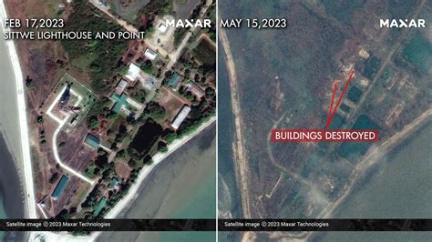 Satellite Images Show Scale Of Damage In Myanmar In Wake Of Cyclone Mocha