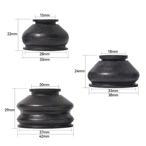 Universal X Rubber Ball Joint Rubber Dust Boot Cover Track Tie Rod End