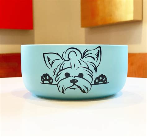 Ceramic Dog Bowl Pet Food Bowl Cute Funny Dog Gift Ceramic Pet | Etsy