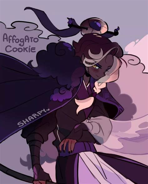 Gimme Ur Cookies🍪 On Instagram “affogato Cookie💜 Quick Sketch Bc I